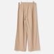 [Harriss] Compact cotton twill semi-wide pants