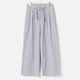 [Harriss] Compact cotton twill semi-wide pants