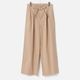 [Harriss] Compact cotton twill semi-wide pants