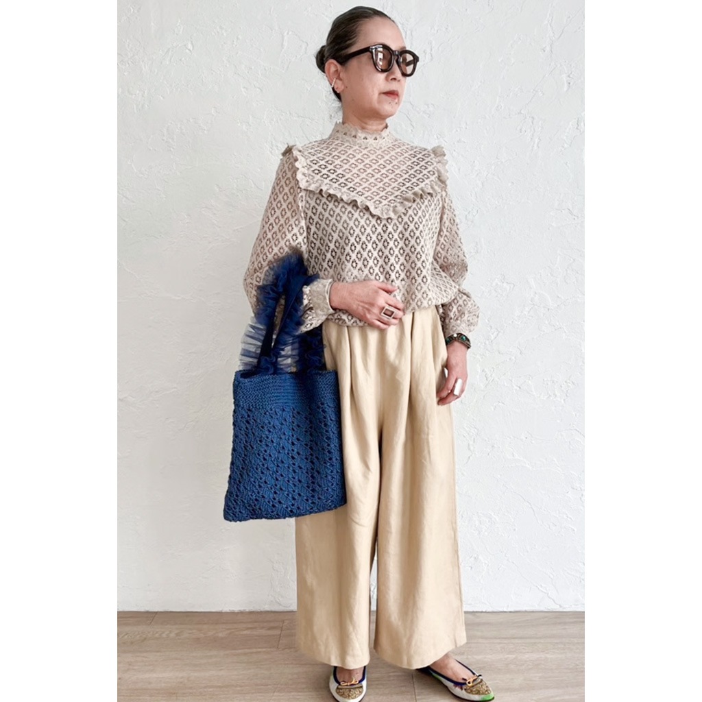 [Harriss �� Keiko Okamoto] Balloon Silhouette Pants_Camel(60)