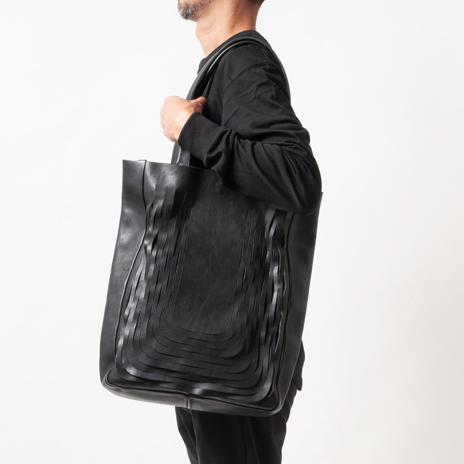 [trippen] Net-Bag ( black-waw )