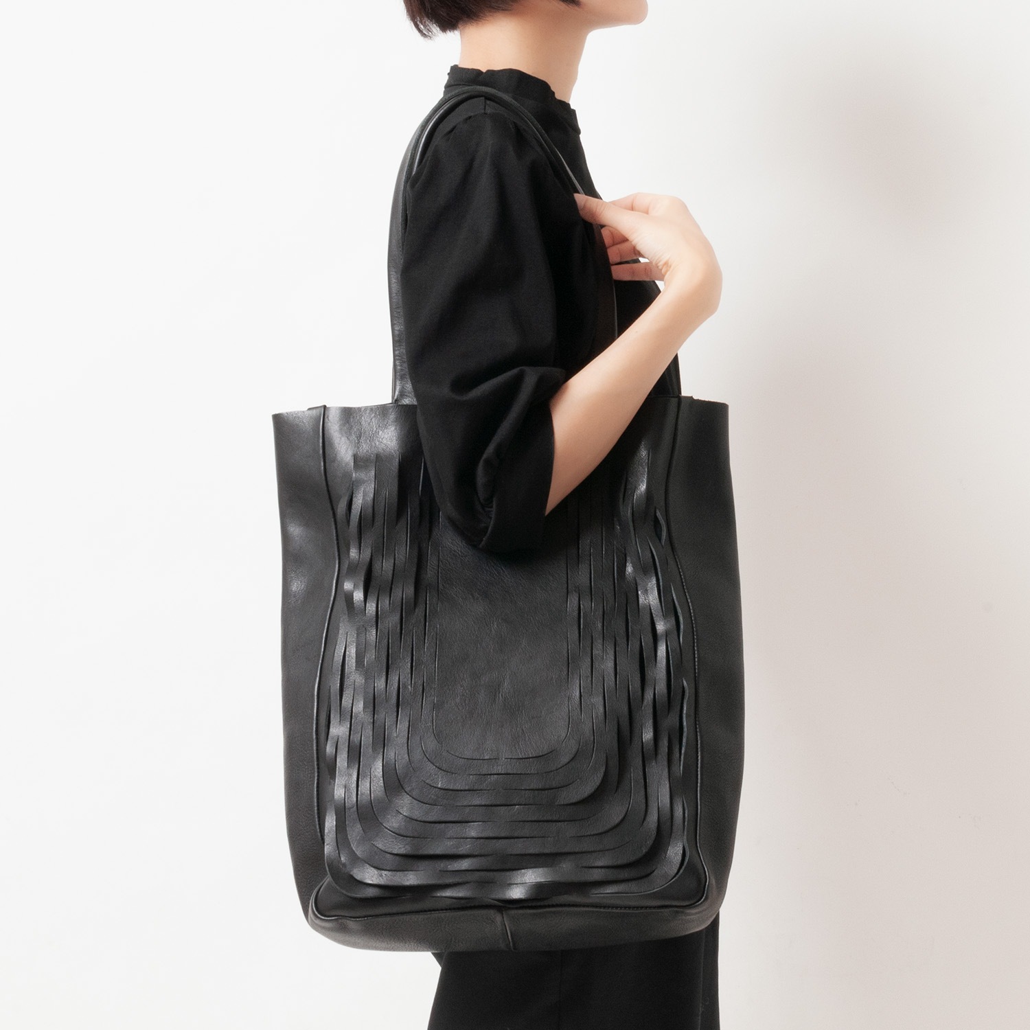 [trippen] Net-Bag ( black-waw )