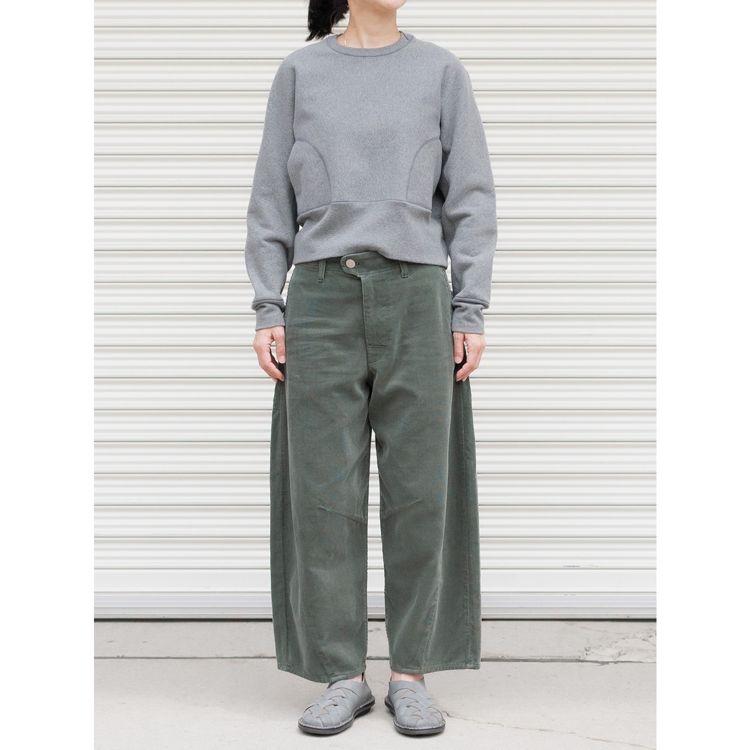 [RaPPELER] Corduroy pants_Green(31)