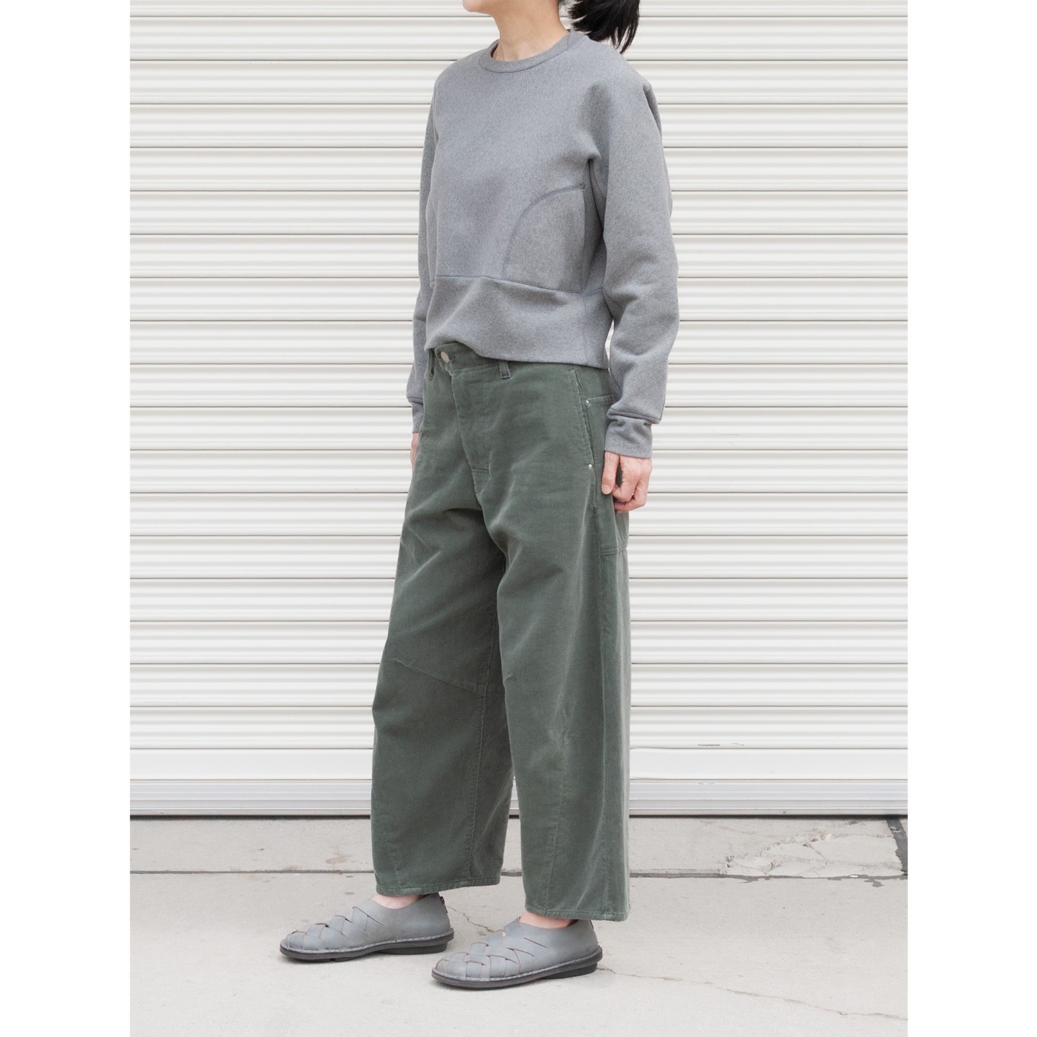 [RaPPELER] Corduroy pants_Green(31)