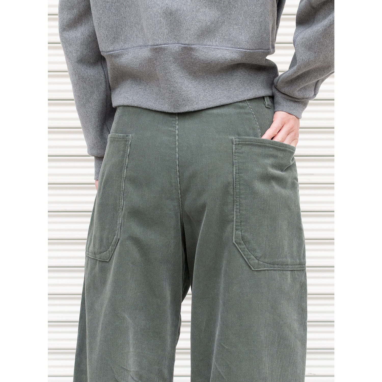 [RaPPELER] Corduroy pants_Green(31)