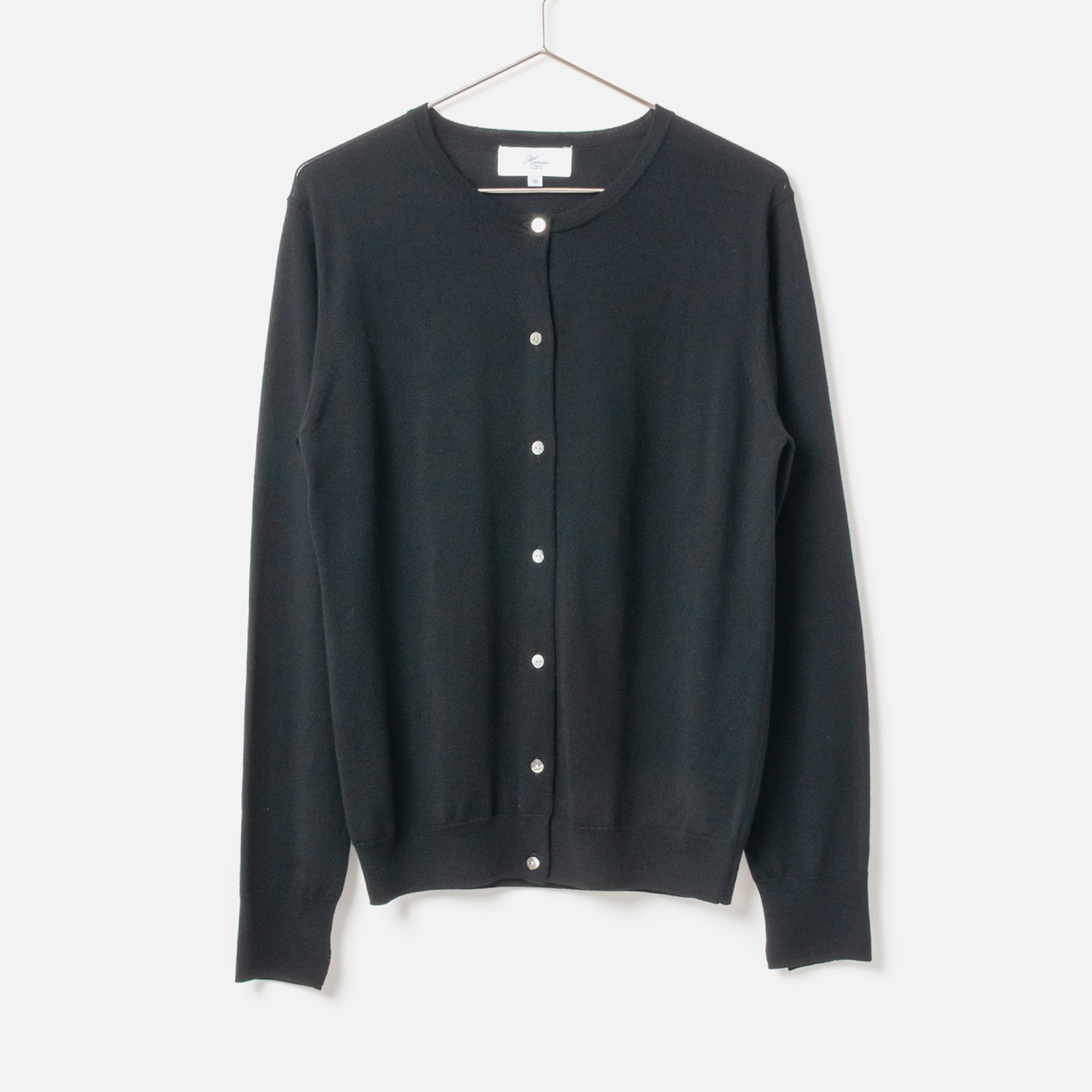 [Harriss] Crew Neck Knit Cardigan