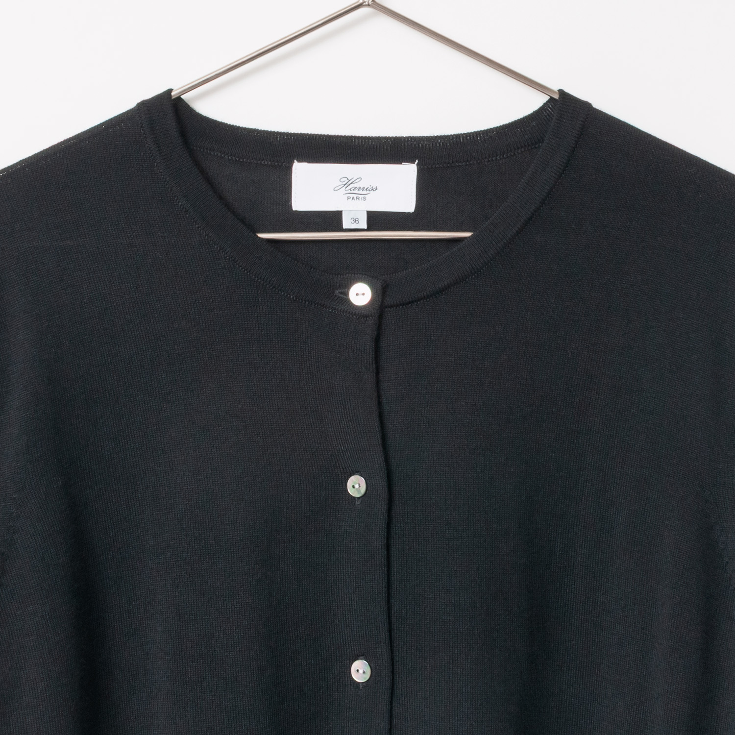 [Harriss] Crew Neck Knit Cardigan