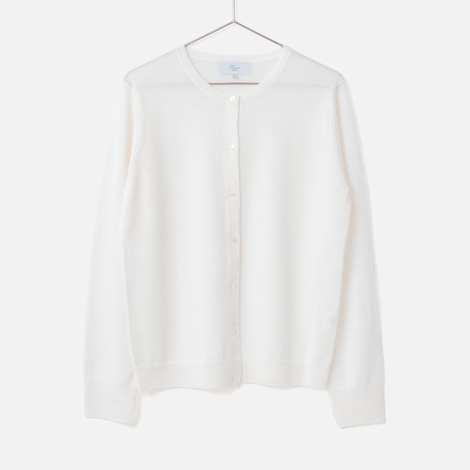 [Harriss] Crew Neck Knit Cardigan