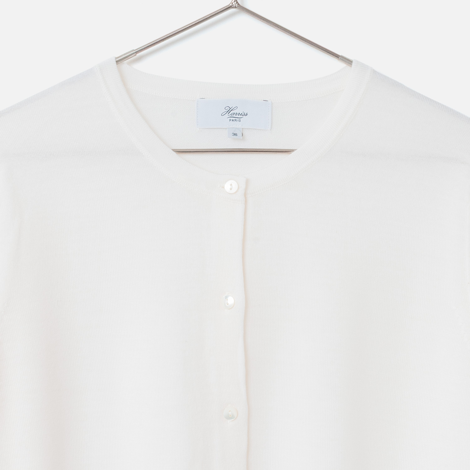 [Harriss] Crew Neck Knit Cardigan