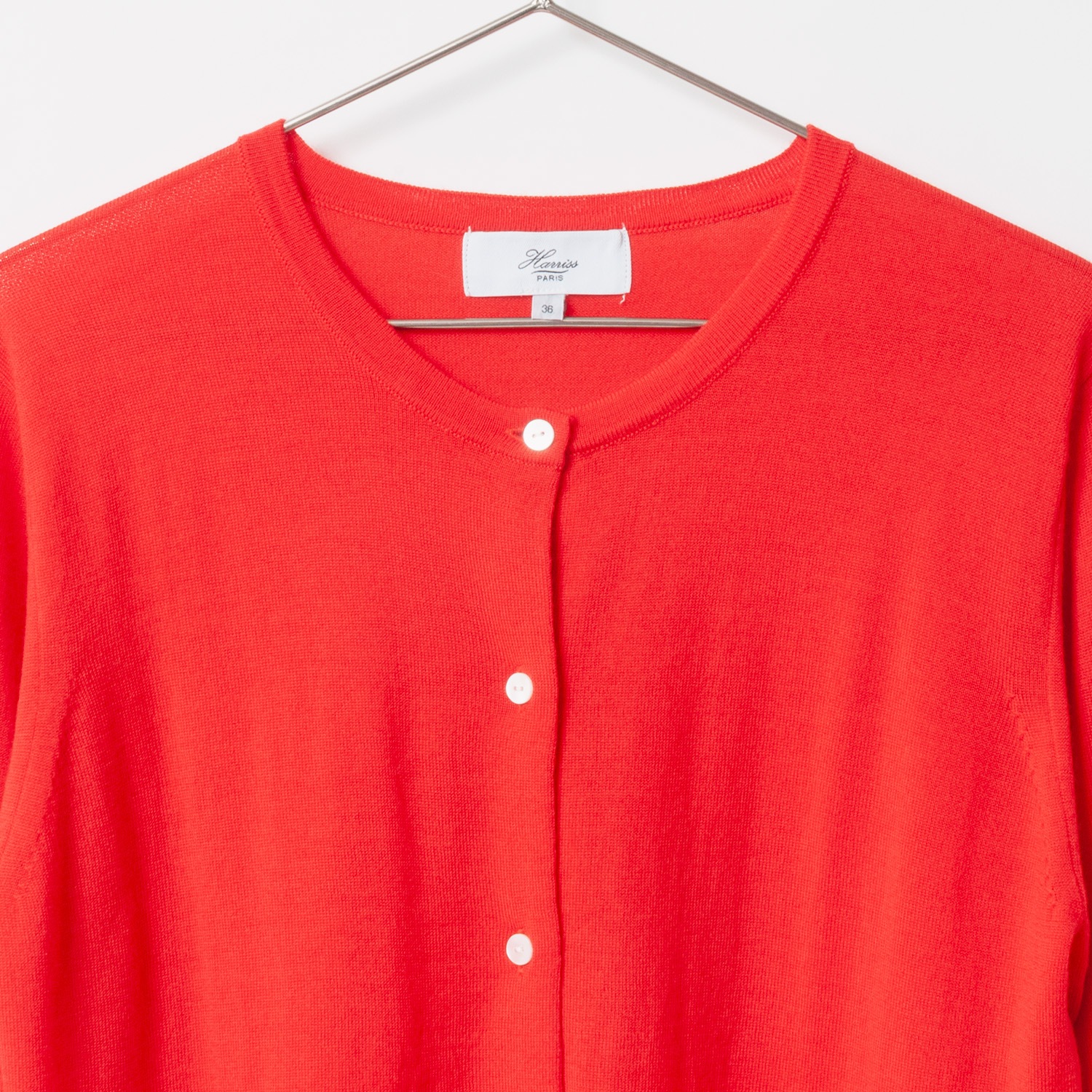 [Harriss] Crew Neck Knit Cardigan