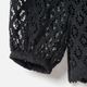 [Harriss �� Keiko Okamoto] Organic Cotton Ruffle Lace Blouse_Black(80)
