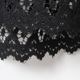[Harriss �� Keiko Okamoto] Organic Cotton Ruffle Lace Blouse_Black(80)