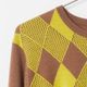 [Harriss] Dia Geometric Pattern Knit Pullover