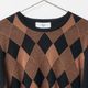 [Harriss] Dia Geometric Pattern Knit Pullover