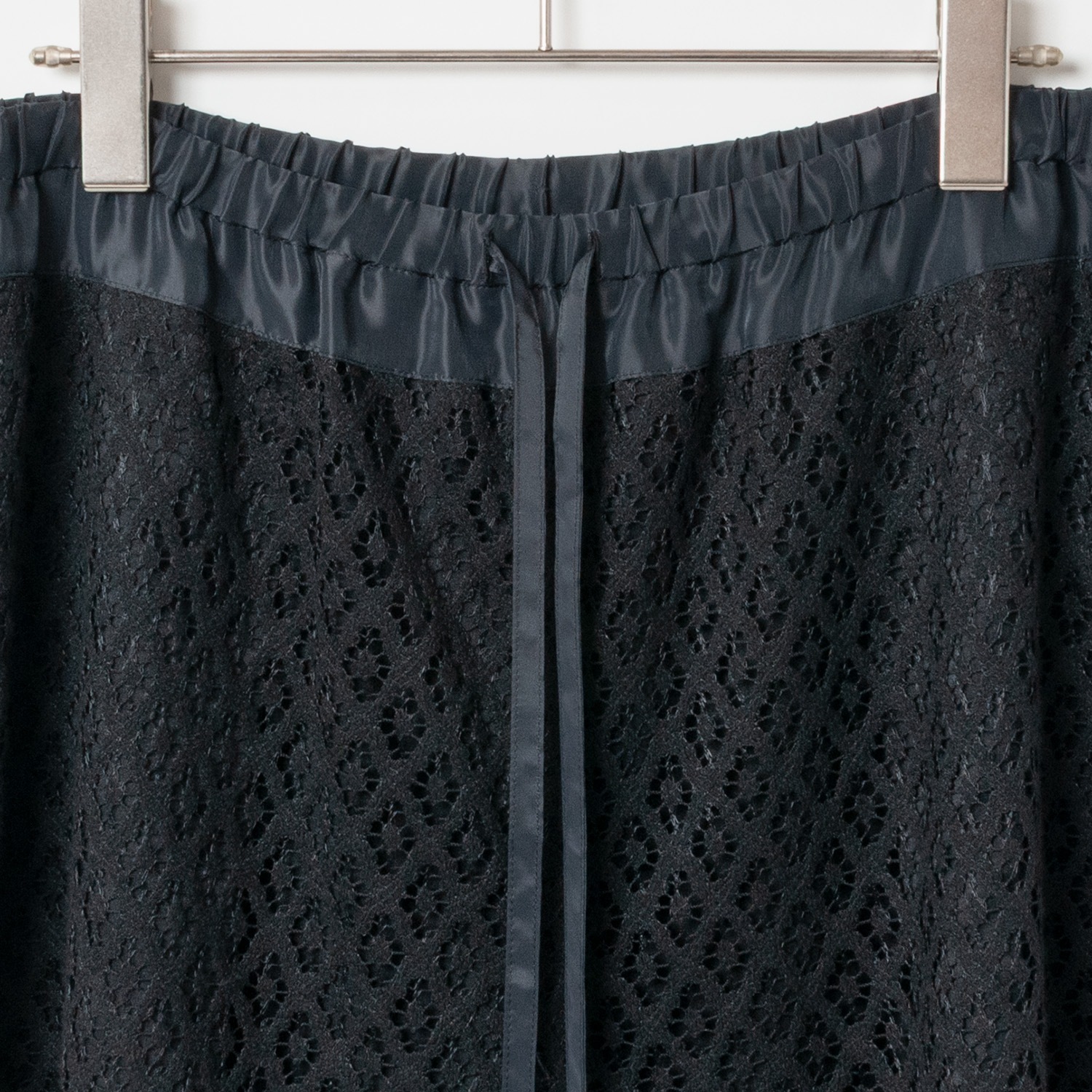 [Harriss �� Keiko Okamoto] Organic Cotton Wide Flared Pants_Black(80)