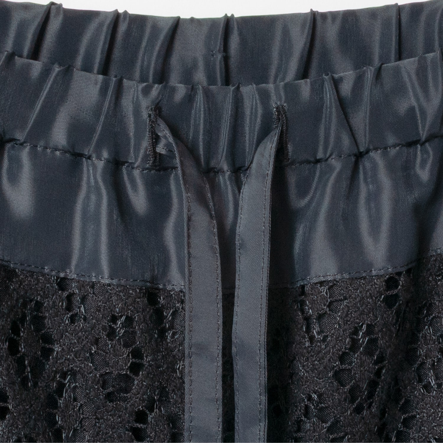 [Harriss �� Keiko Okamoto] Organic Cotton Wide Flared Pants_Black(80)