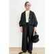 [Harriss �� Keiko Okamoto] Organic Cotton Wide Flared Pants_Black(80)