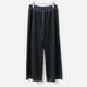 [Harriss �� Keiko Okamoto] Organic Cotton Wide Flared Pants_Black(80)