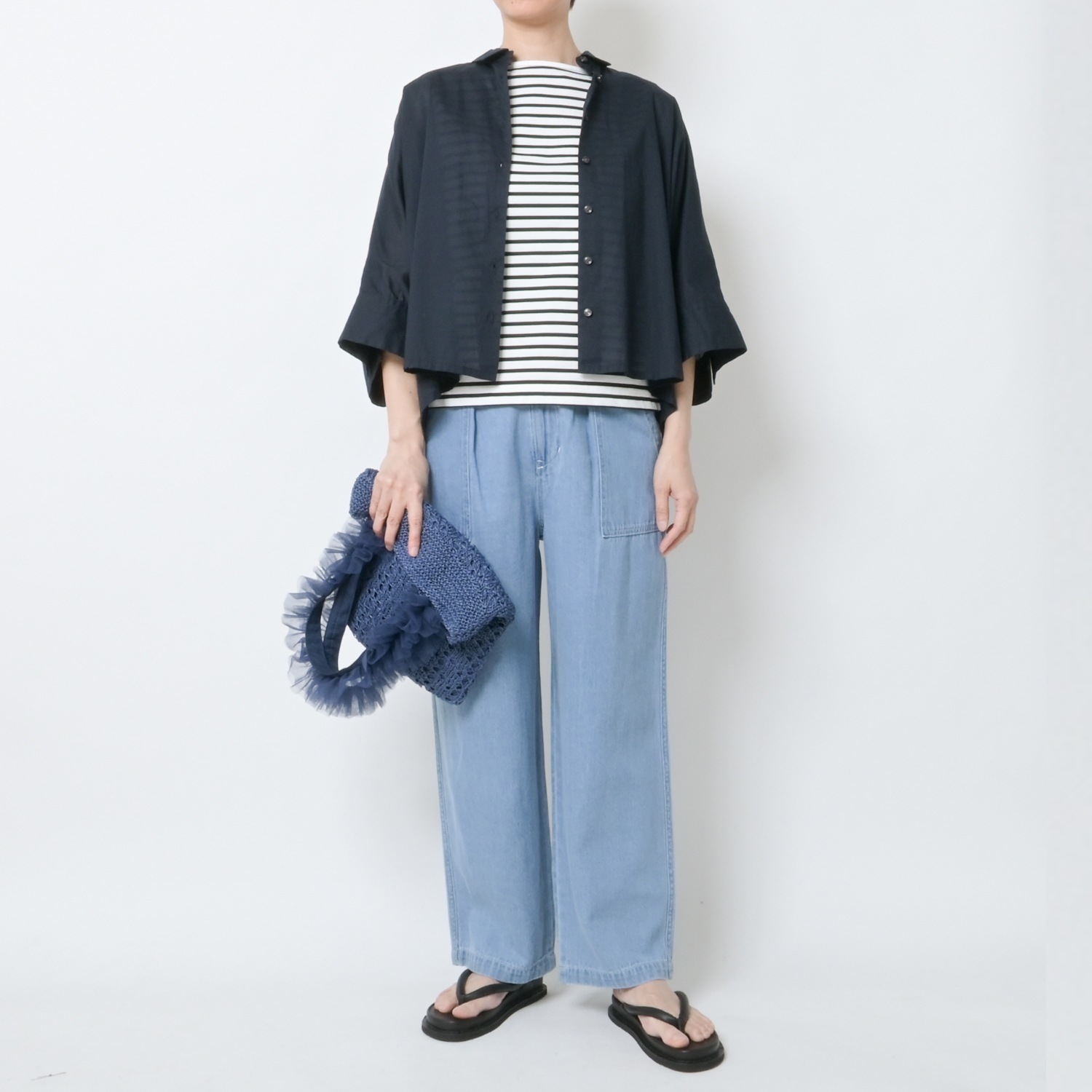 [Harriss] Boat Neck Pullover