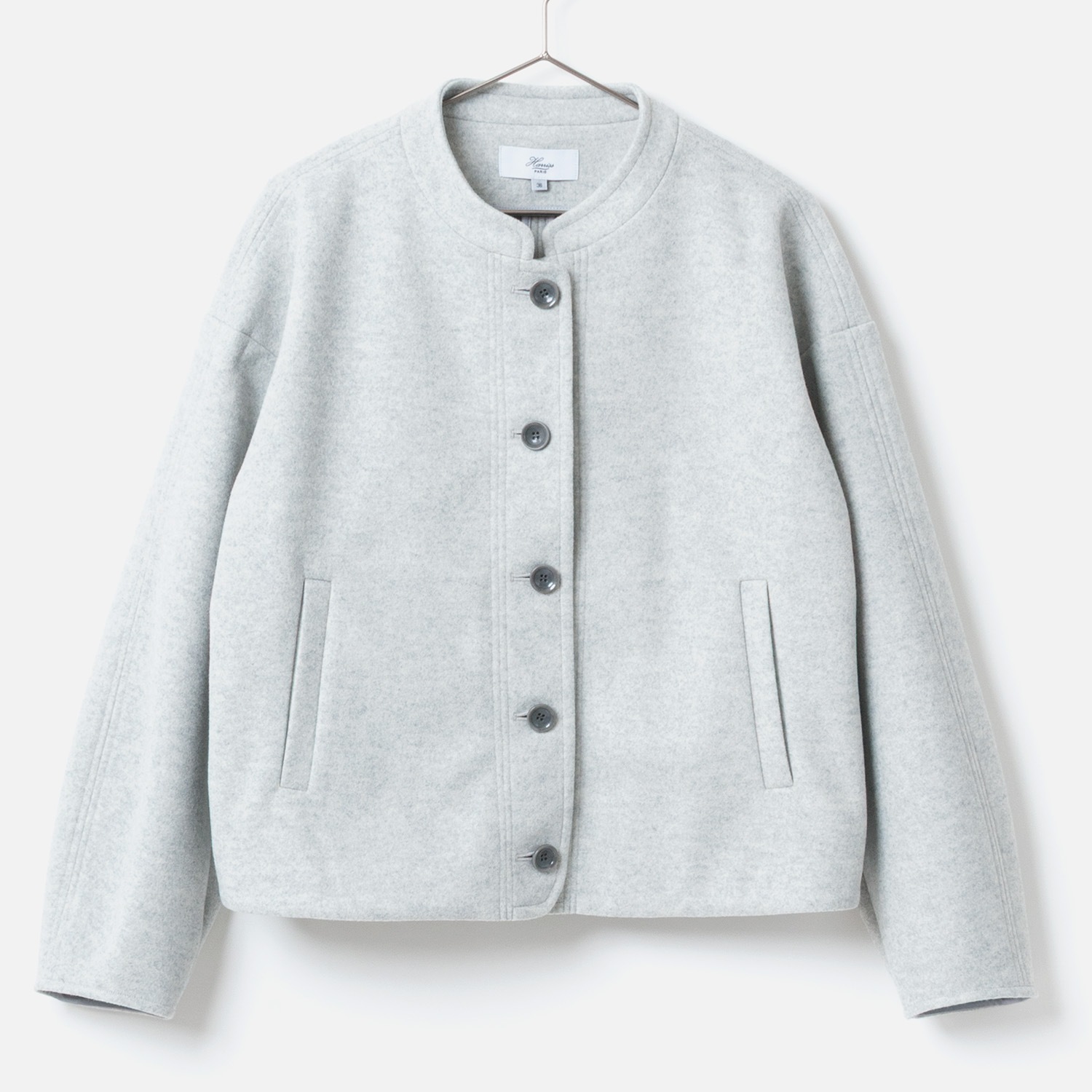 [Harriss] Stand-up collar jacket