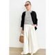 [Harriss �� Keiko Okamoto] Crew Neck Cardigan with Pearls_Black(80)