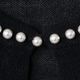 [Harriss �� Keiko Okamoto] Crew Neck Cardigan with Pearls_Black(80)