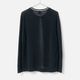 [Harriss �� Keiko Okamoto] Crew Neck Cardigan with Pearls_Black(80)