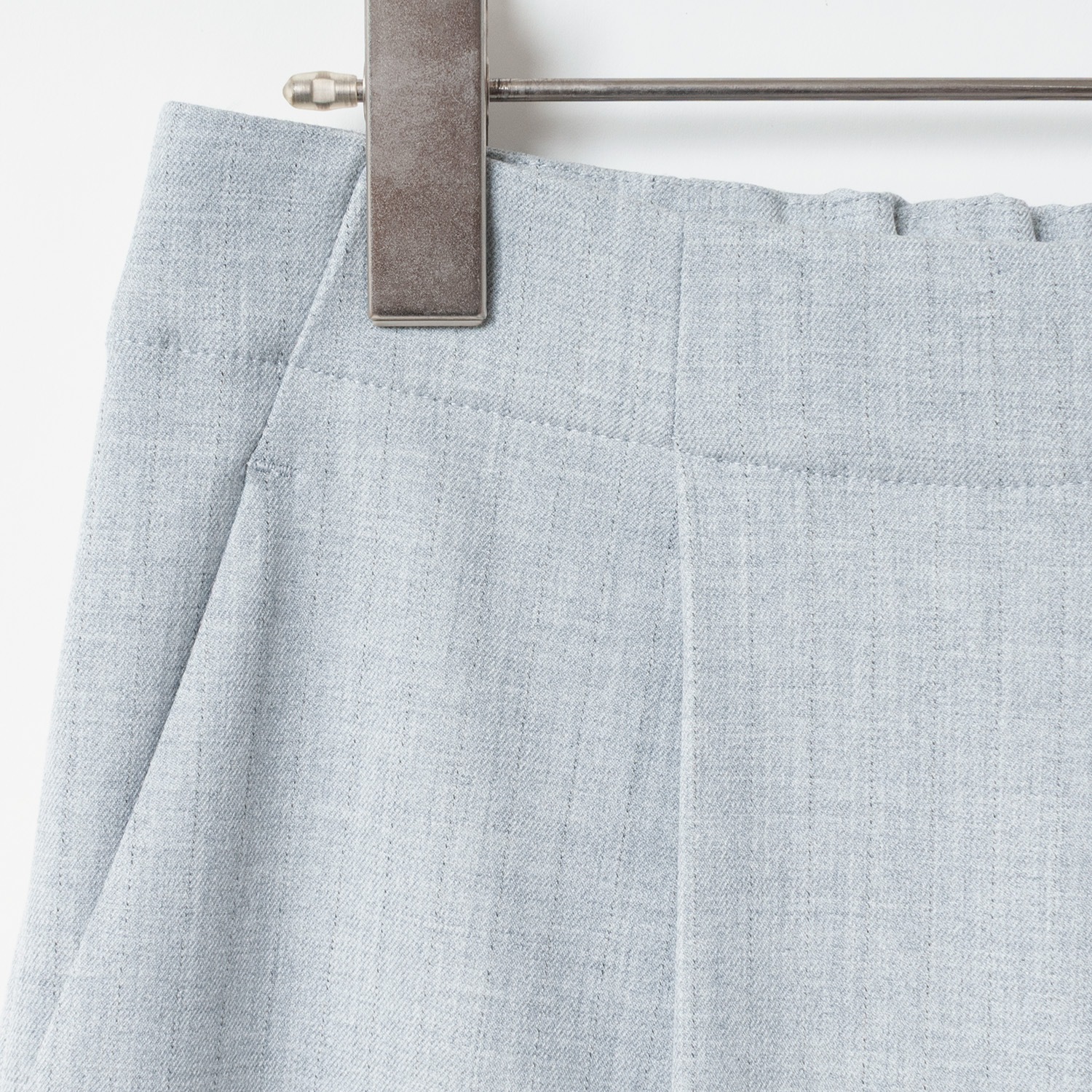 [Harriss] Yarn-dyed tapered cropped pants