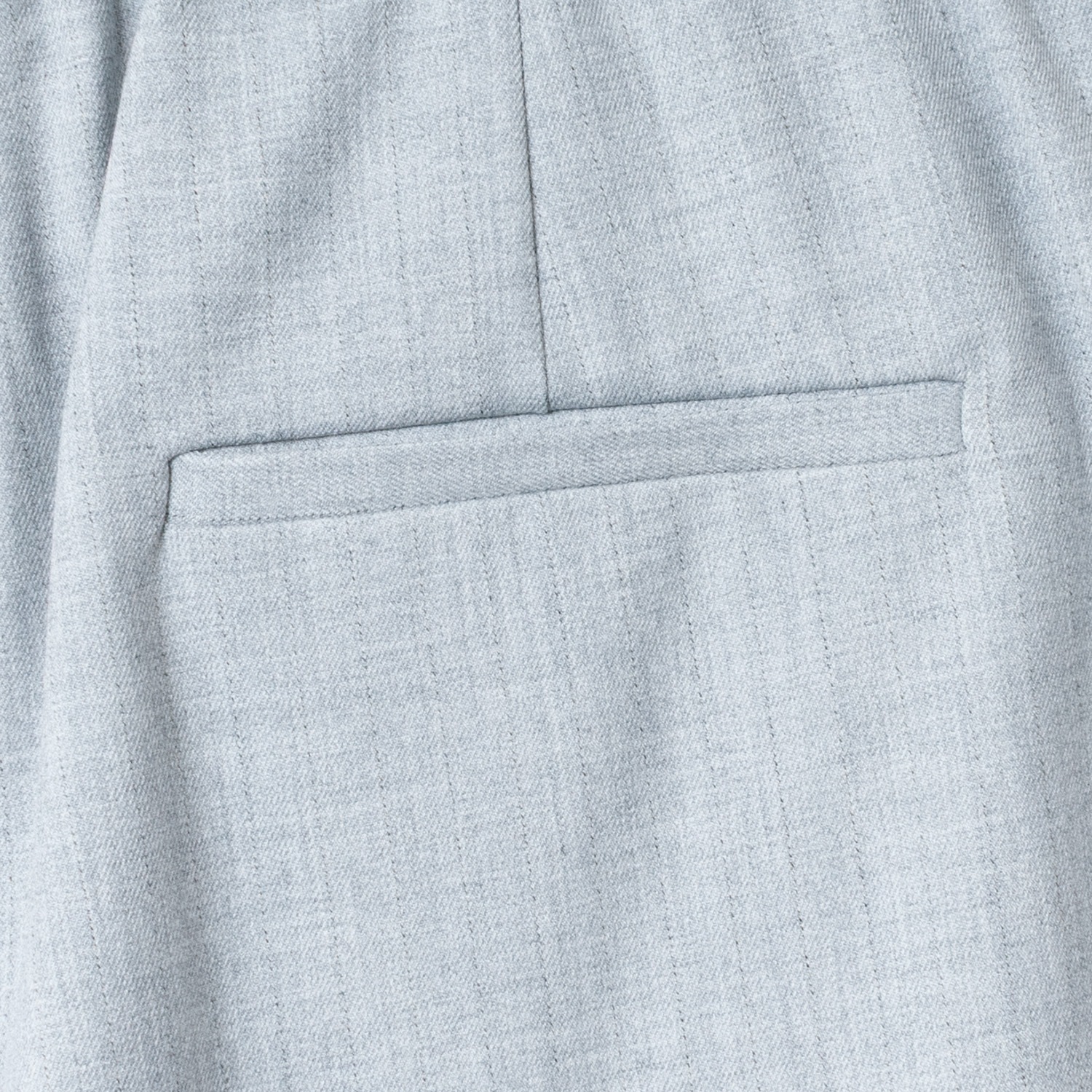 [Harriss] Yarn-dyed tapered cropped pants