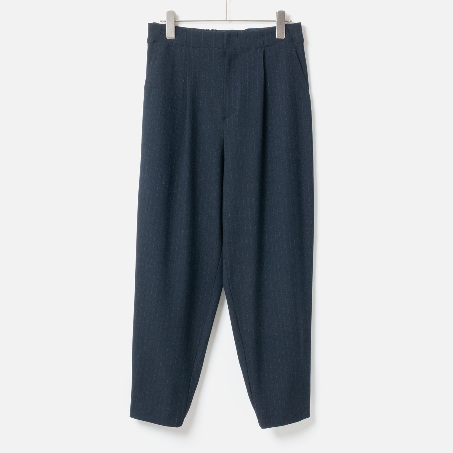 [Harriss] Yarn-dyed tapered cropped pants