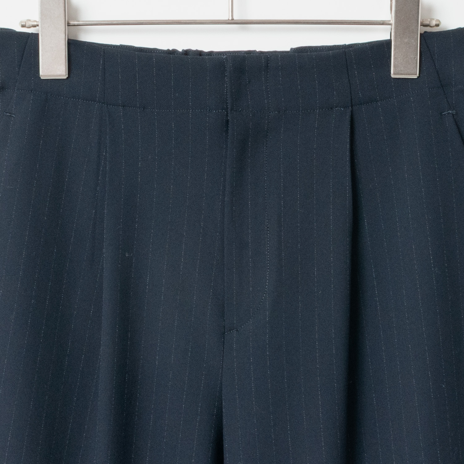 [Harriss] Yarn-dyed tapered cropped pants