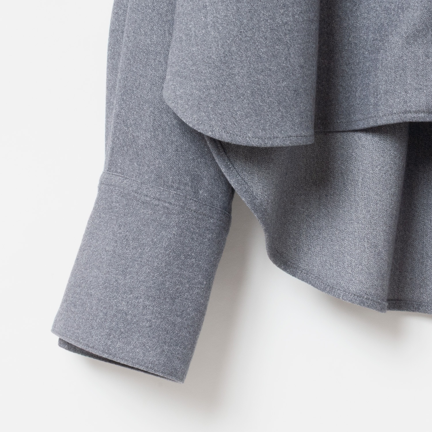 [Harriss] Collarless shirt