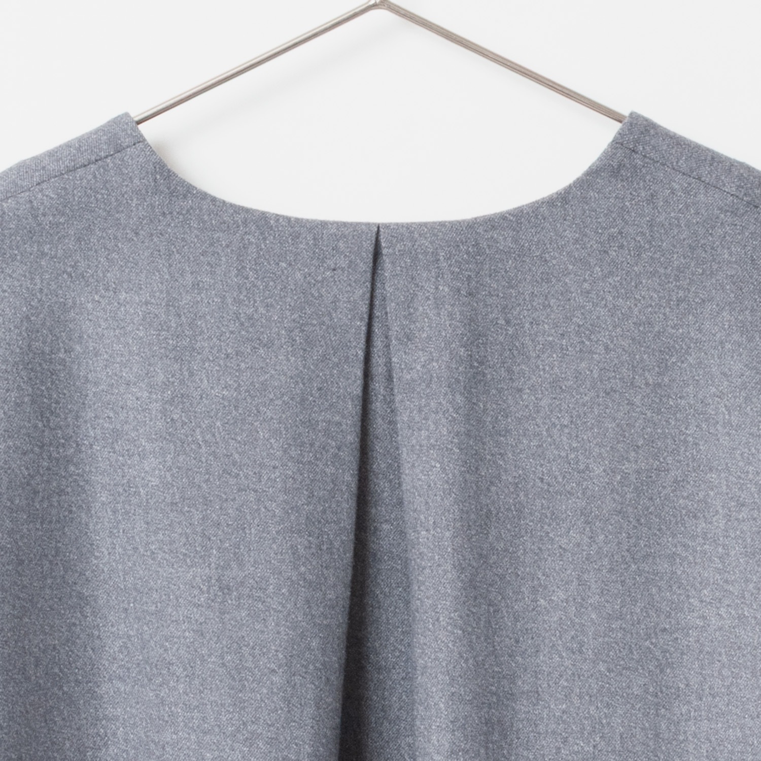 [Harriss] Collarless shirt