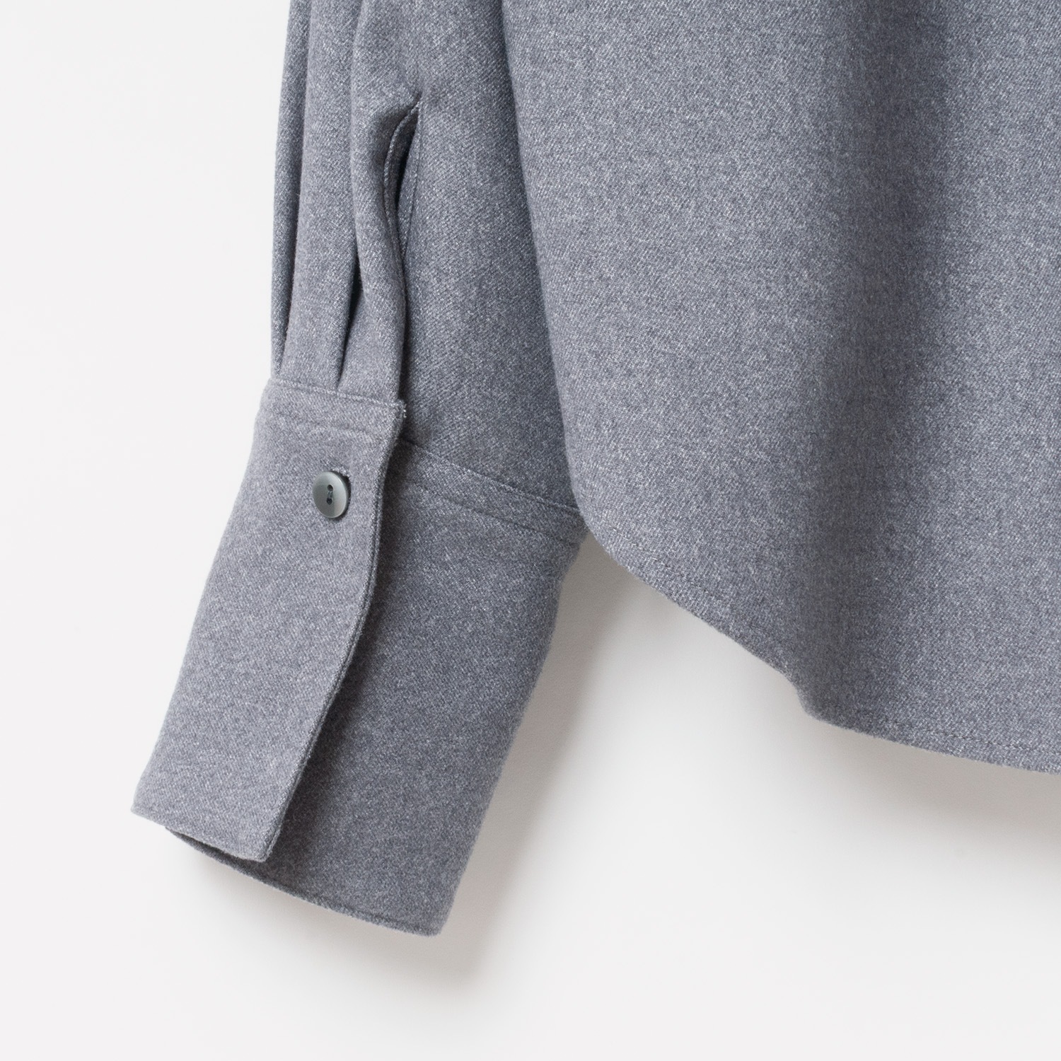 [Harriss] Collarless shirt