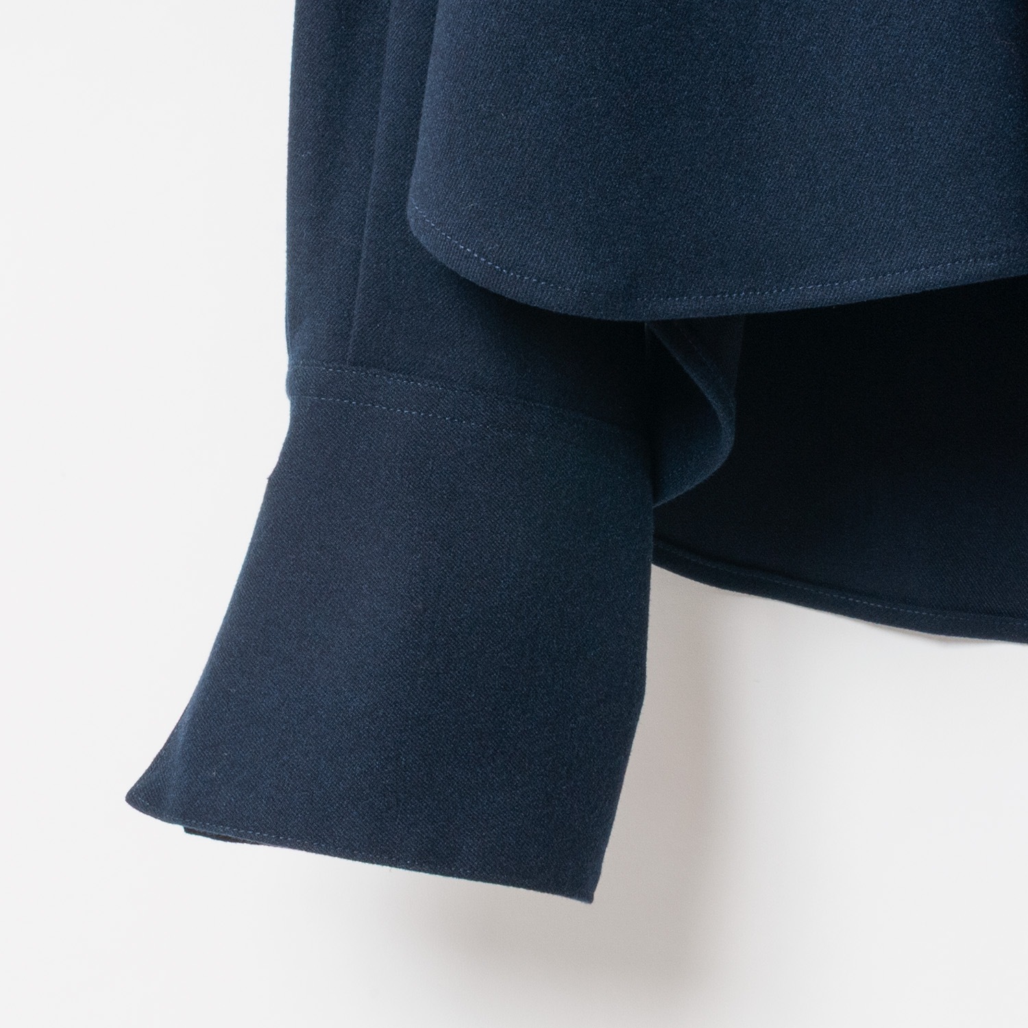 [Harriss] Collarless shirt