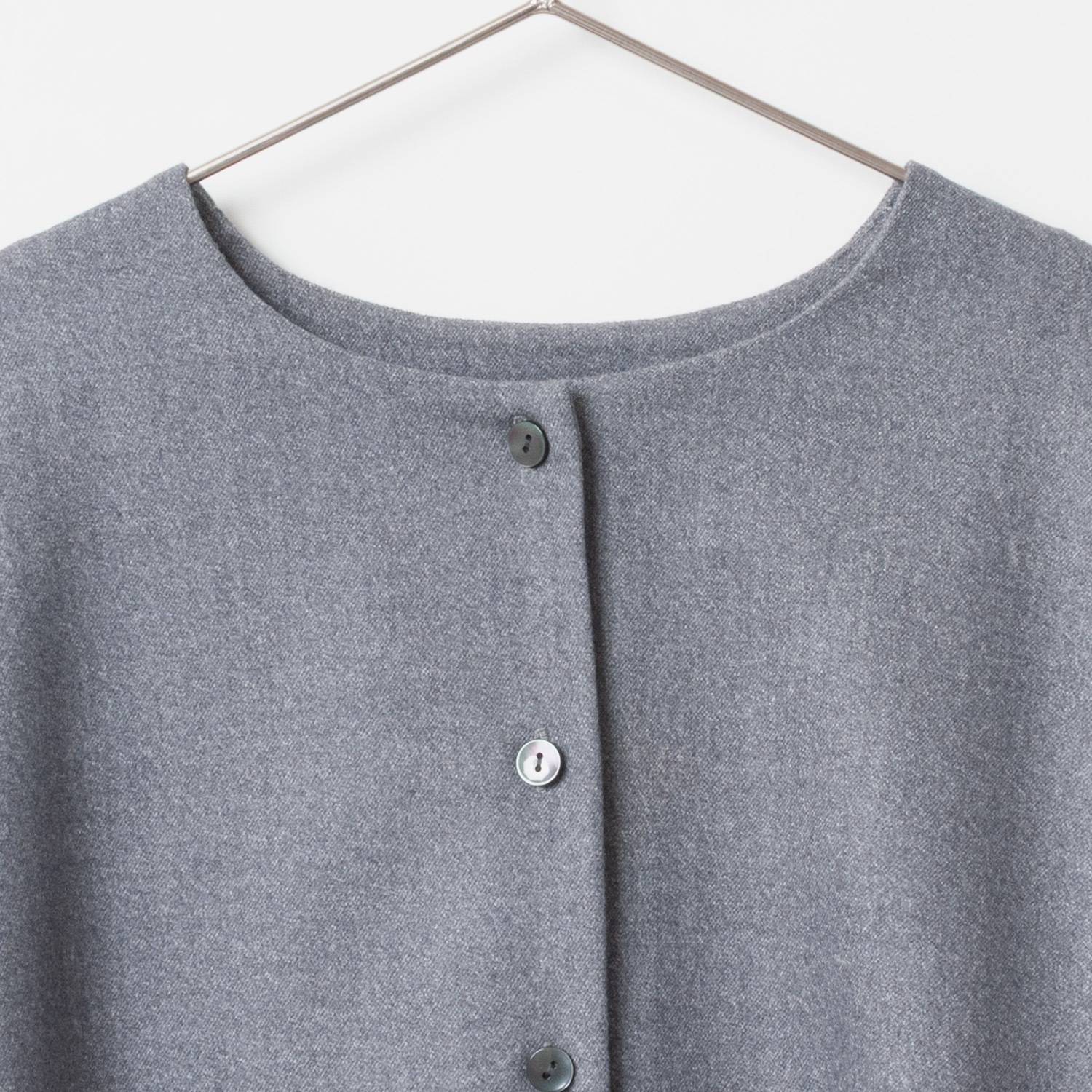 [Harriss] Collarless shirt