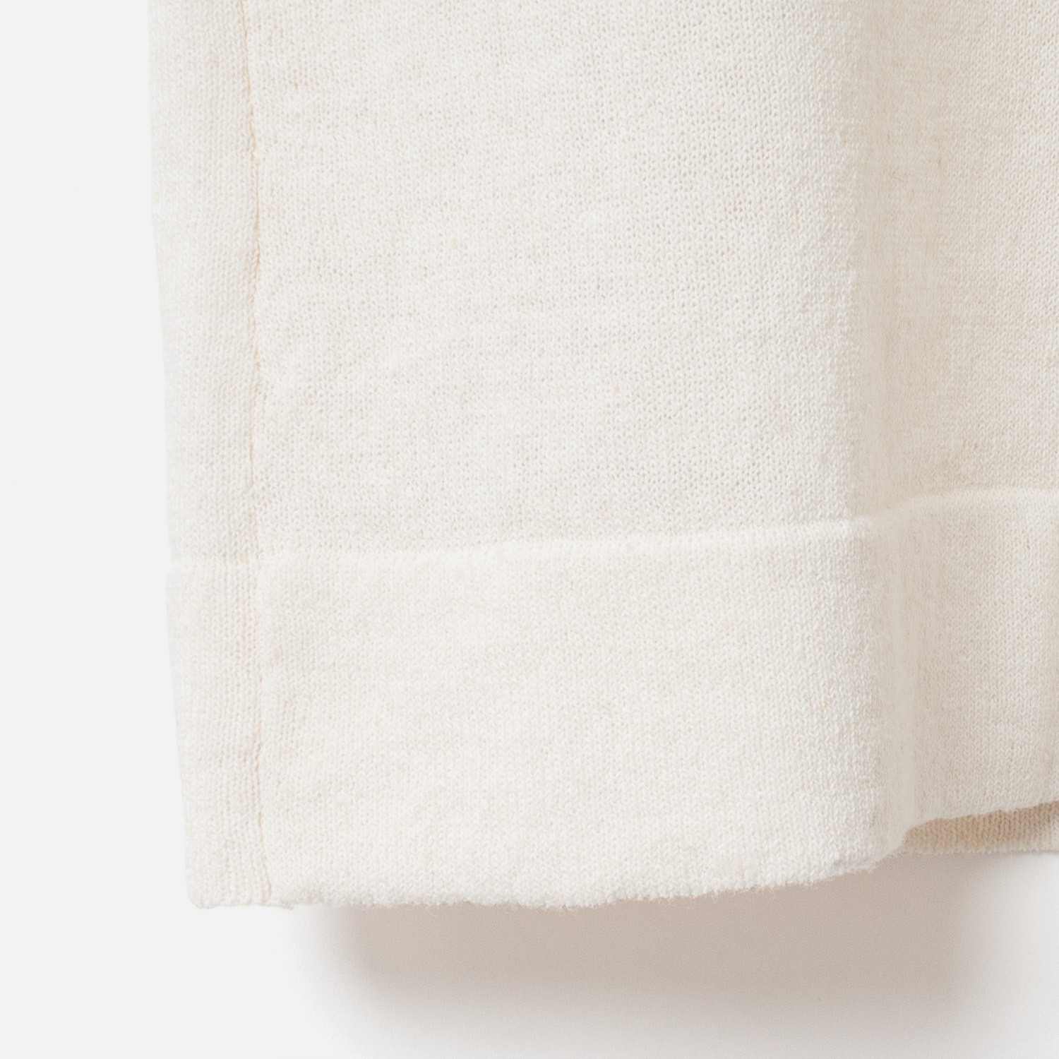 [Harriss �� Keiko Okamoto] American Sleeve Style Knit_Ecru(03)