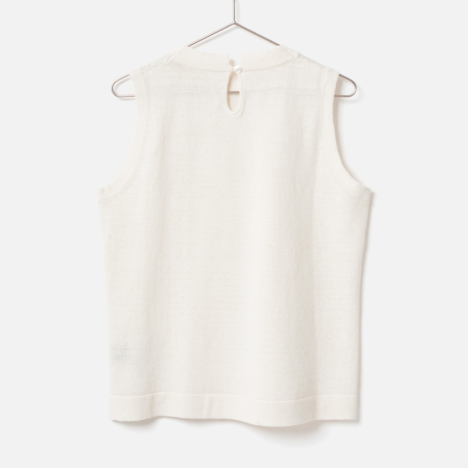 [Harriss �� Keiko Okamoto] American Sleeve Style Knit_Ecru(03)