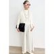 [Harriss �� Keiko Okamoto] American Sleeve Style Knit_Ecru(03)