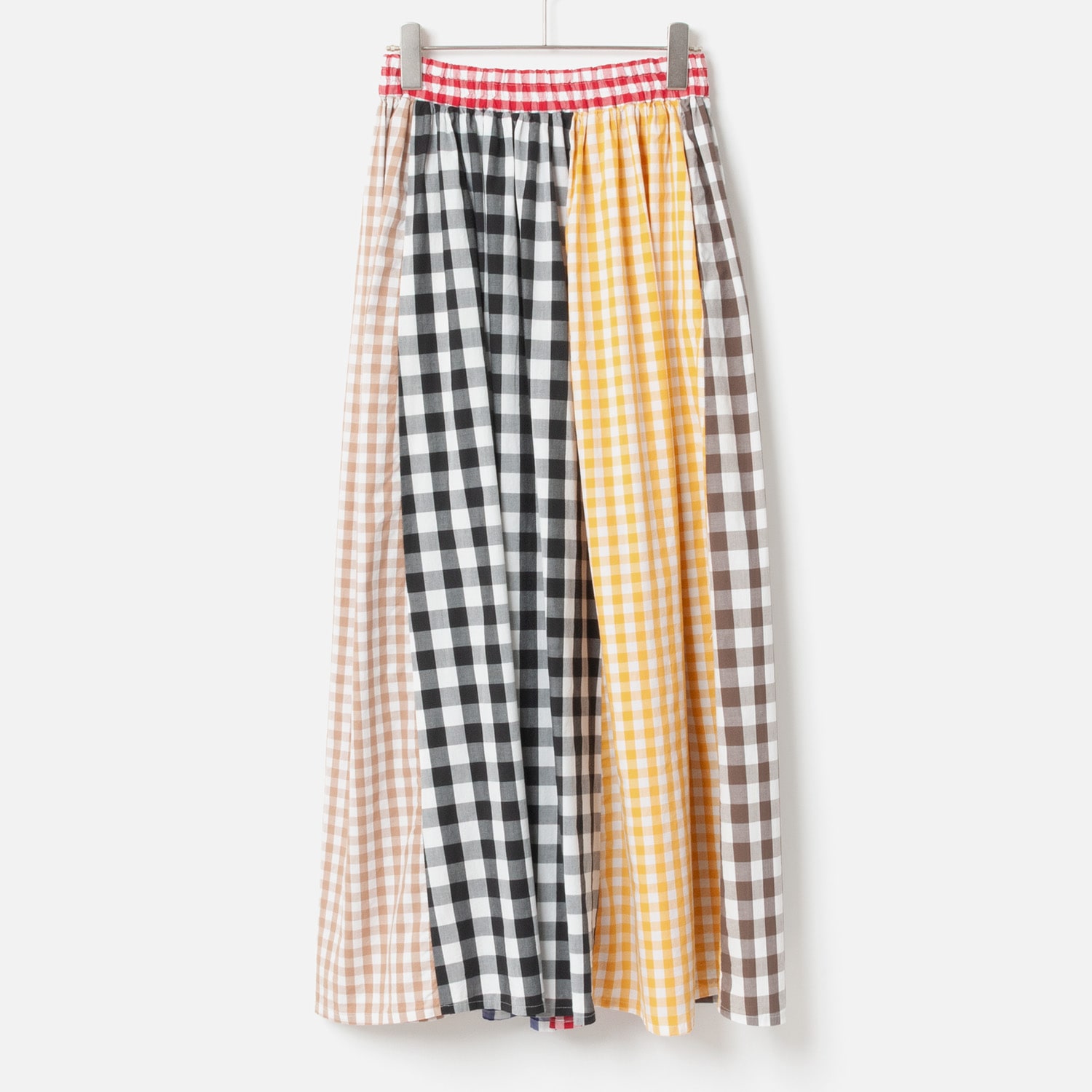[le ciel de HARRISS] Crazy Check Flared Skirt_Gingham Check(99)