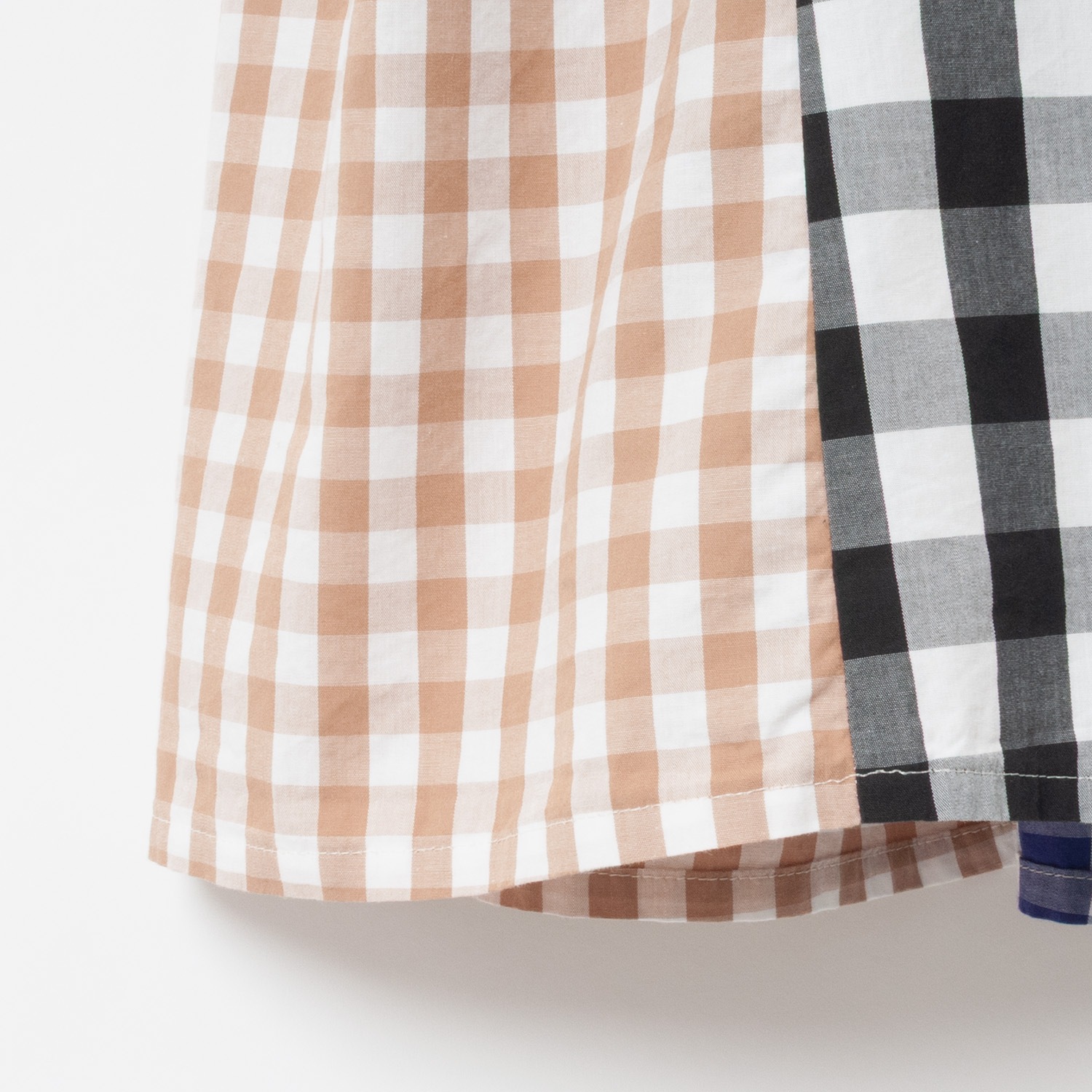 [le ciel de HARRISS] Crazy Check Flared Skirt_Gingham Check(99)