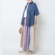 [le ciel de HARRISS] Crazy Check Flared Skirt_Gingham Check(99)