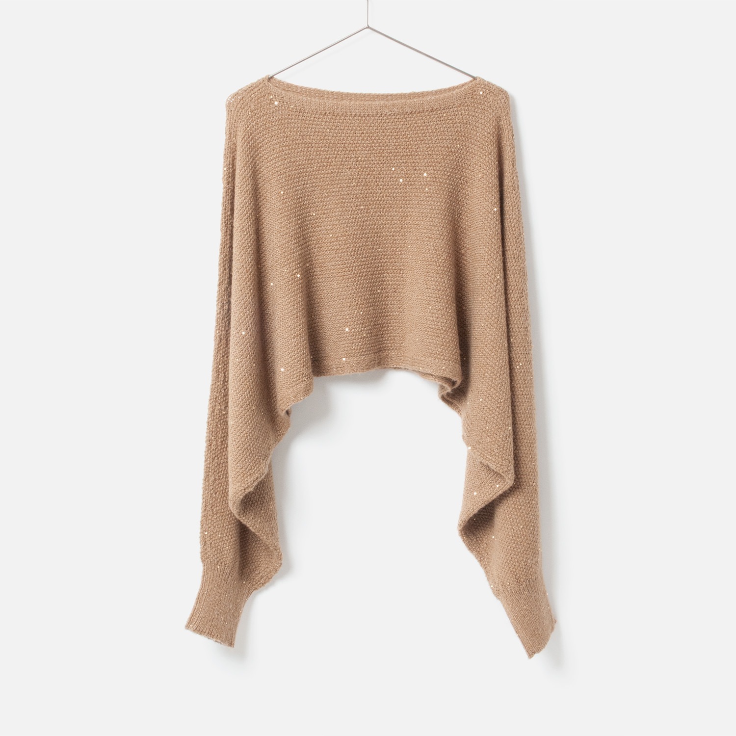 [Harriss] Sequined 3-way knit