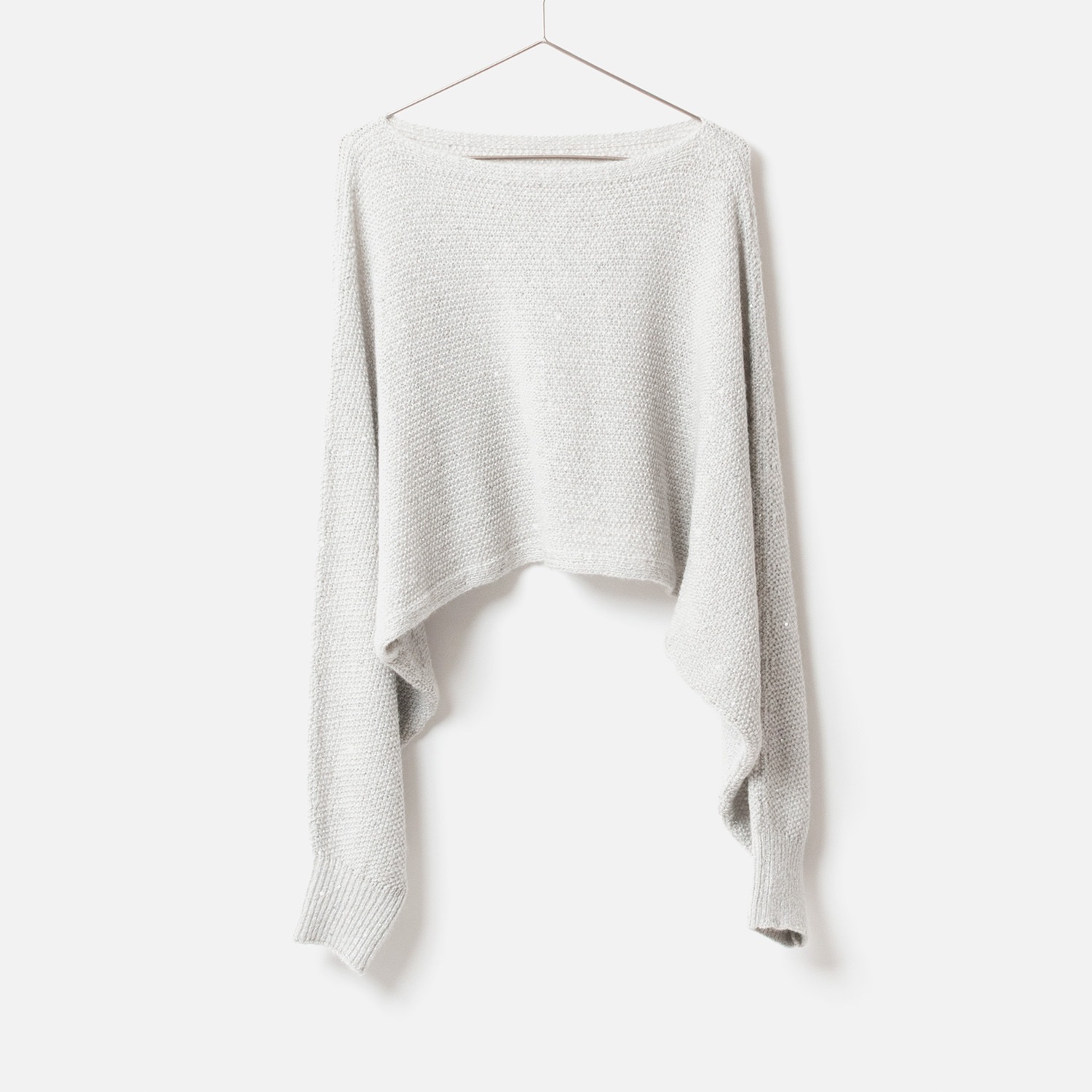 [Harriss] Sequined 3-way knit