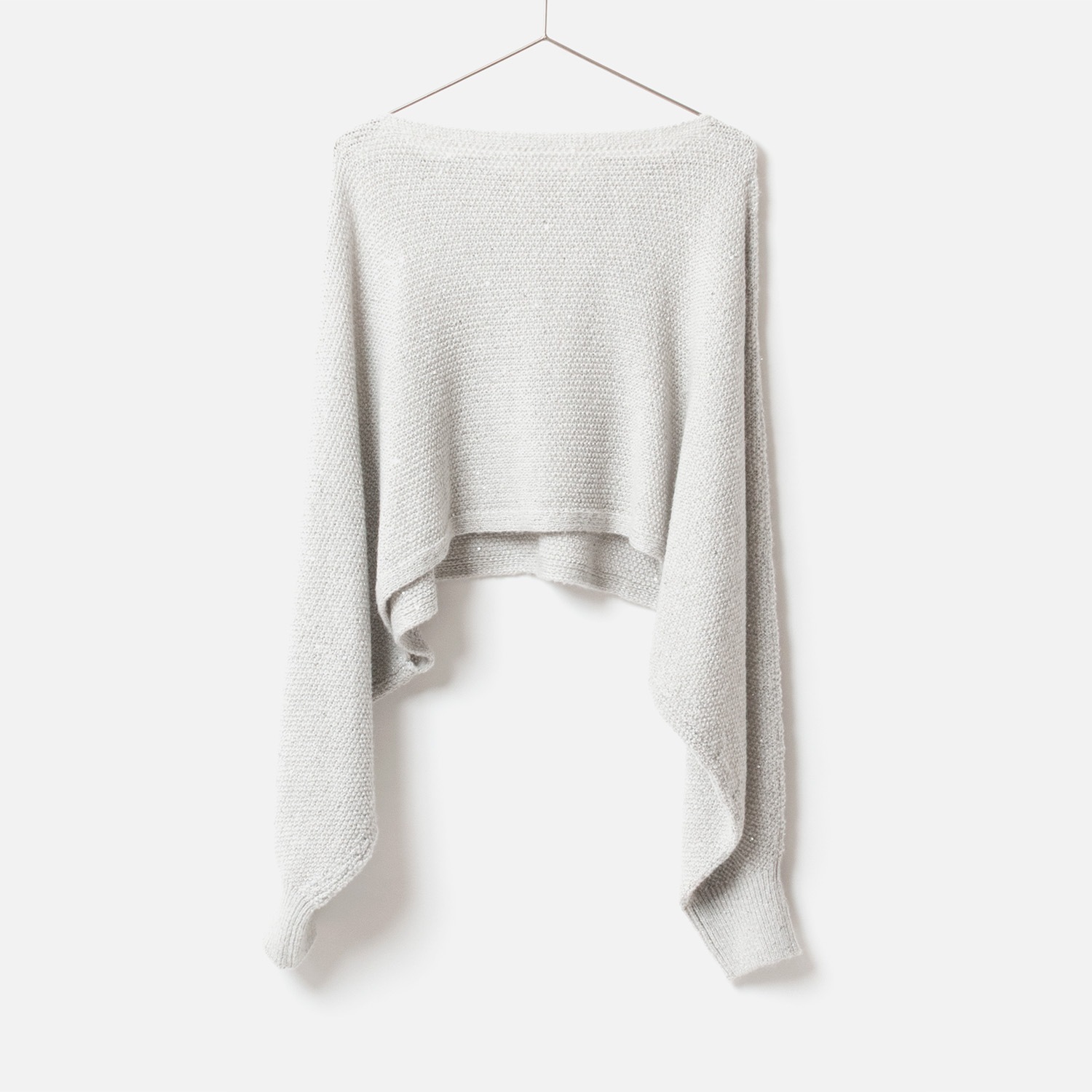 [Harriss] Sequined 3-way knit