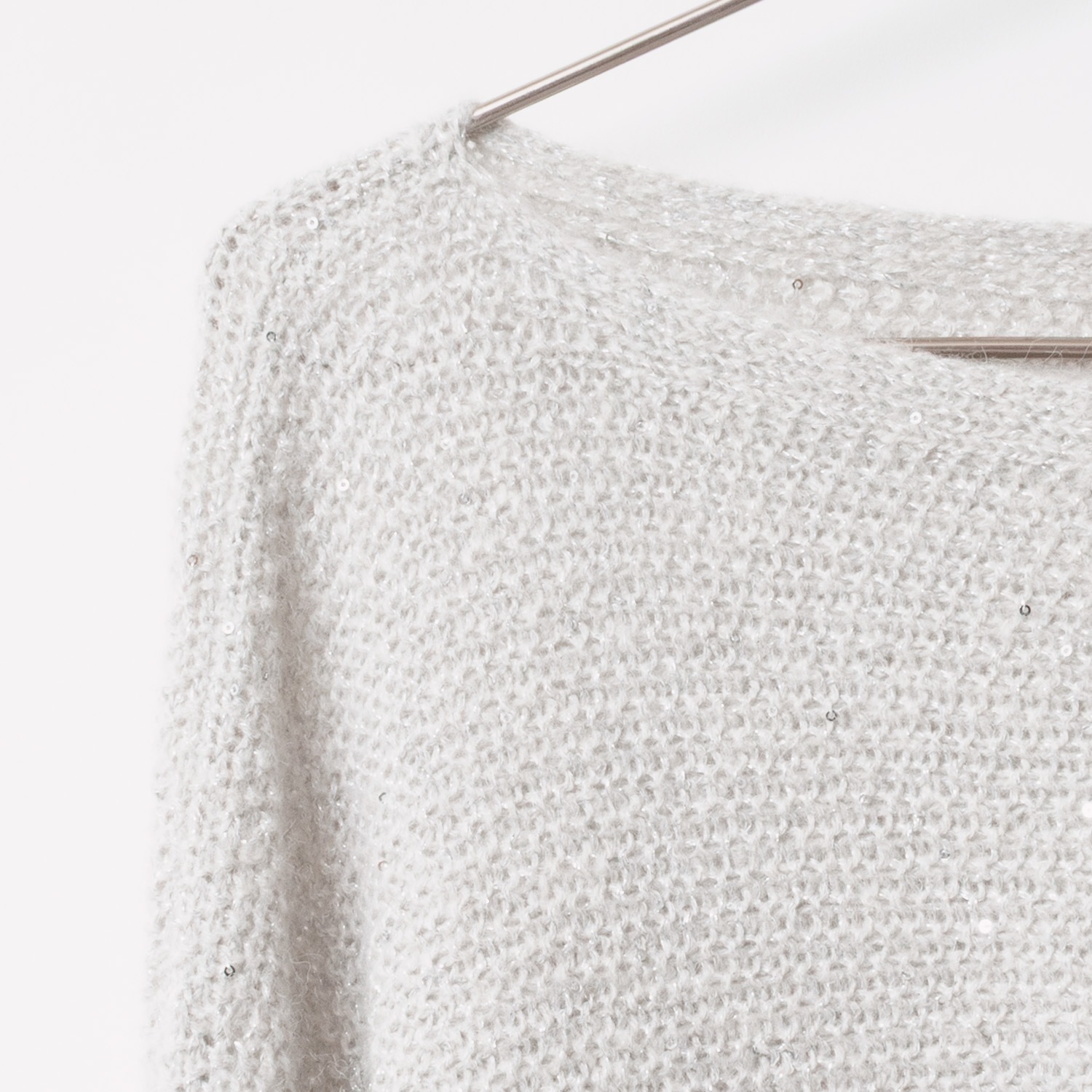 [Harriss] Sequined 3-way knit