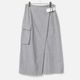[RaPPELER] Sulfurized Damaged Washed Skirt_Gray(82)