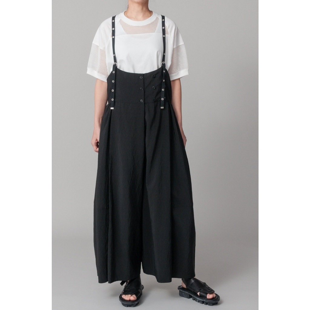 [RaPPELER] 4-way skirt with suspenders_Black(80)