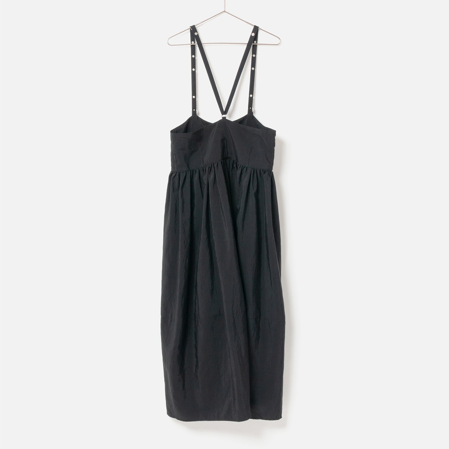 [RaPPELER] 4-way skirt with suspenders_Black(80)