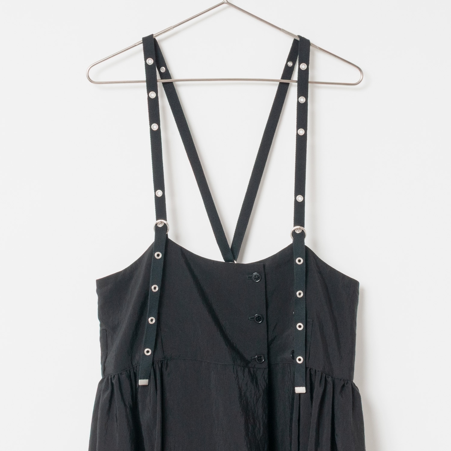 [RaPPELER] 4-way skirt with suspenders_Black(80)